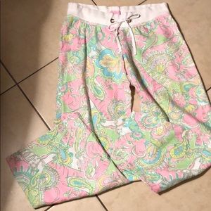 Authentic Lilly Pulitzer Beach Pant linen Size L